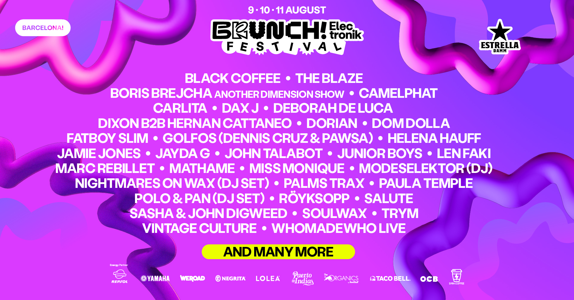 Cartell Brunch Electronik Festival
